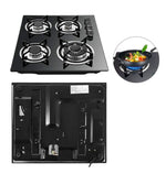 Load image into Gallery viewer, Modern Kitchen Digimark Glass Top Gas Stove - 4 Burner New 51x59cm
