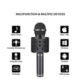 Load image into Gallery viewer, Wireless blue tooth karaoke microphone - Black
