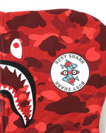 Load image into Gallery viewer, Red Bape full zip Hoodie
