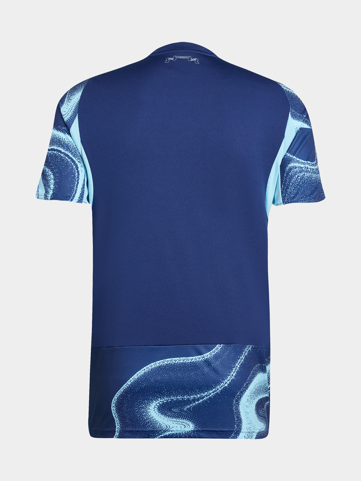 adidas Mens Ajax Away 25/26 Blue/Beige Stadium Jersey