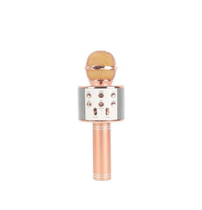 Wireless blue tooth karaoke microphone - Rose Gold