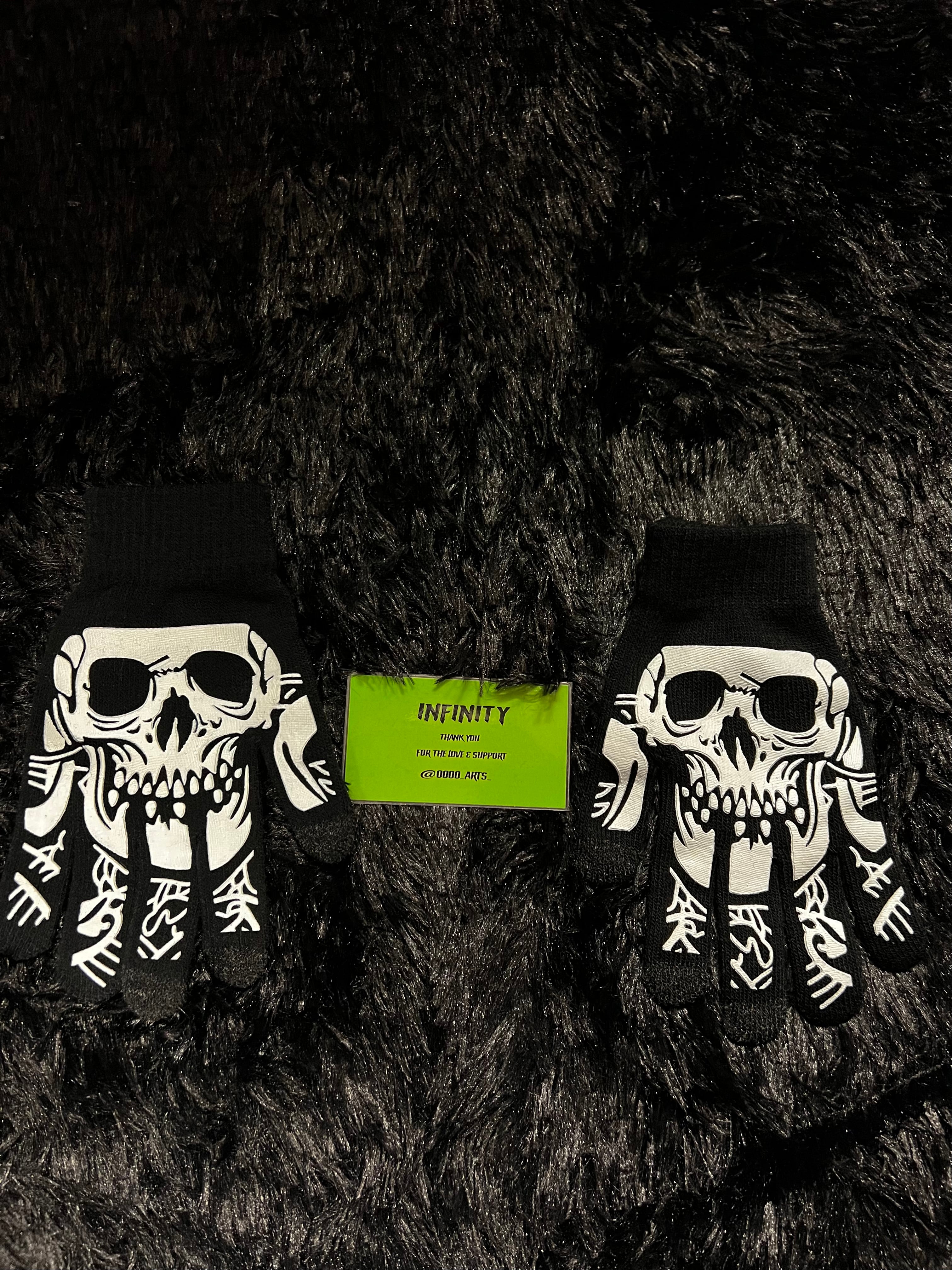 Skull Gloves