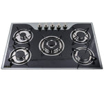 Load image into Gallery viewer, Home Kitchen Digital Glass Top Gas Stove - 5 Burner 77x51cm

