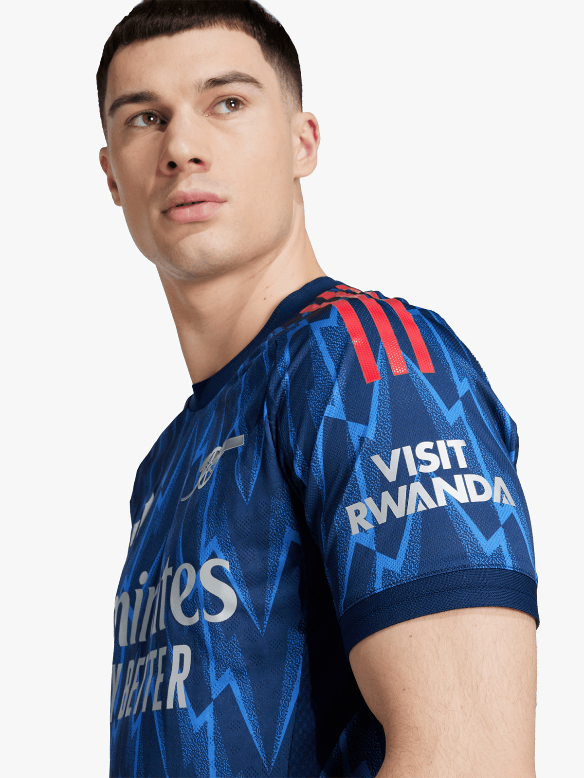 adidas Mens Arsenal Away 25/26 Navy Blue Authentic Jersey