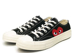 Load image into Gallery viewer, COMME DES GARÇONS PLAY X CONVERSE CHUCK 70 OX ‘BLACK’

