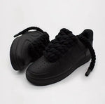 Load image into Gallery viewer, Air Force 1 Black “Rope Laces”
