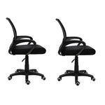 Load image into Gallery viewer, Office Chairs Ergonomic Mid-Back -2 Pack –Black Color
