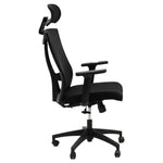 Load image into Gallery viewer, Black adjustable Office Chair
