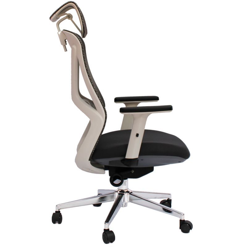 Bistro Office Chair, Grey / white Colour