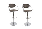 Load image into Gallery viewer, Rattan Barstool with Gaslift and Swivel function - Set of 2
