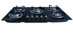 Load image into Gallery viewer, Aruif Built-In Tempered Glass Countertop 5 Burner Gas Hob 880mmx510mm
