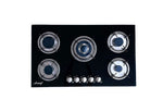 Load image into Gallery viewer, Aruif Built-In Tempered Glass Countertop 5 Burner Gas Hob 880mmx510mm
