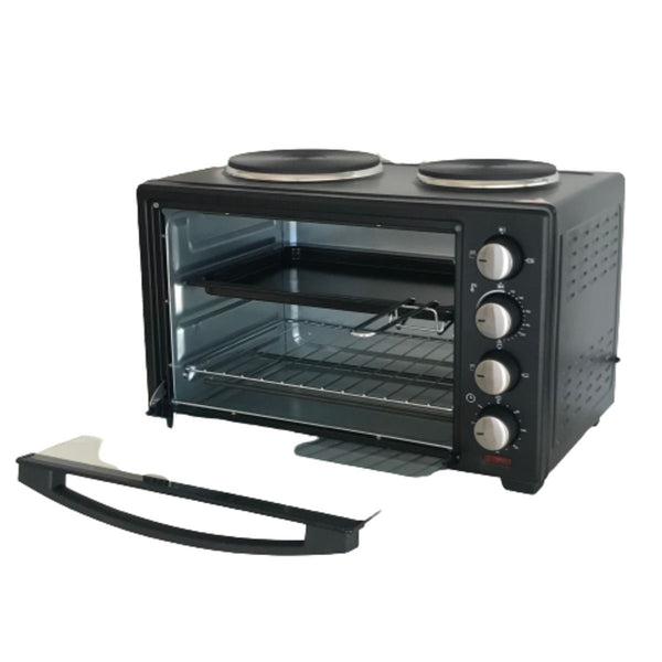 TG 3200Watts Electric Oven With 2 Plate Stove 28L 0000Art tg-3200watts-electric-oven-with-2-plate-stove-28l-0000art