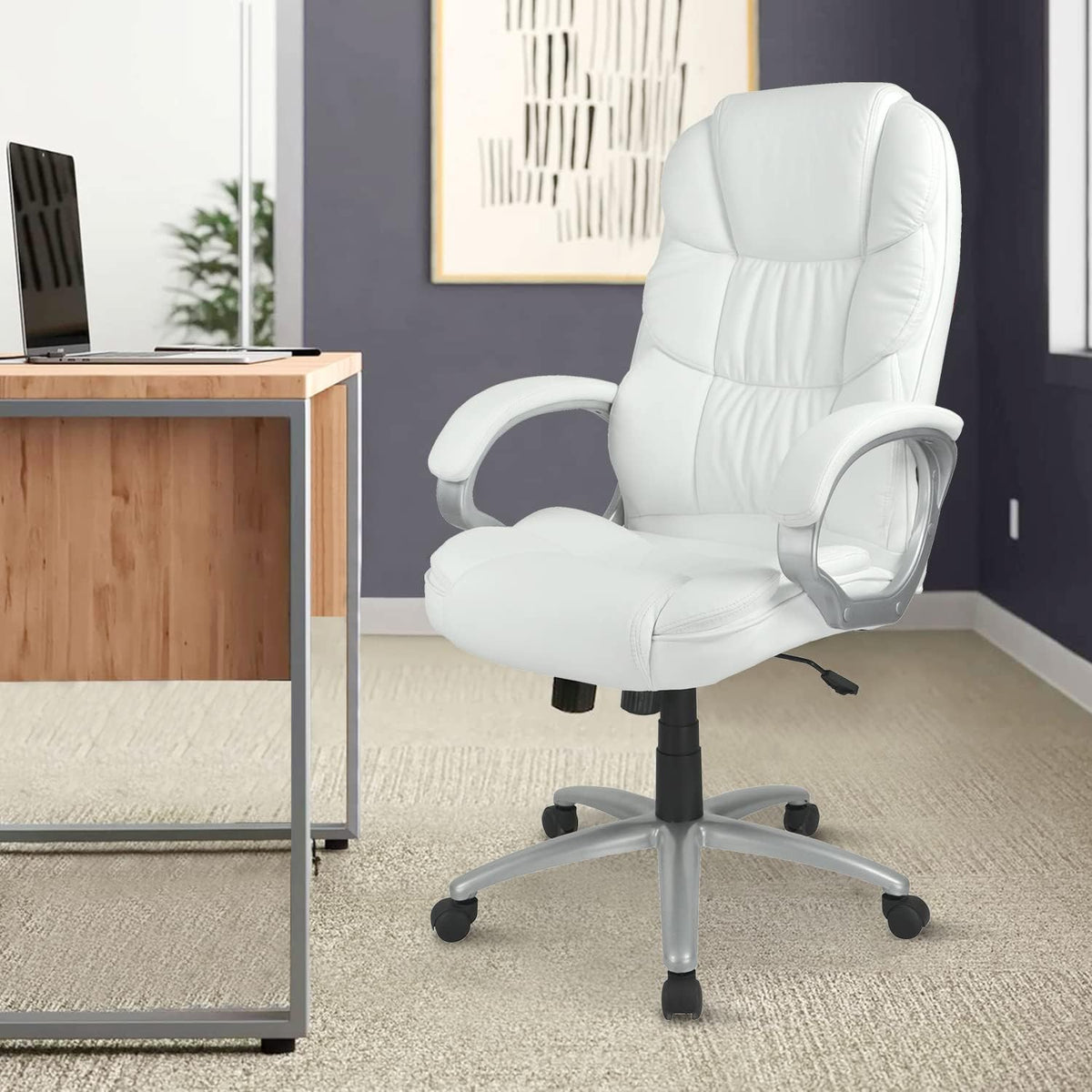 Office Chairs - Executive PU Leather High Back