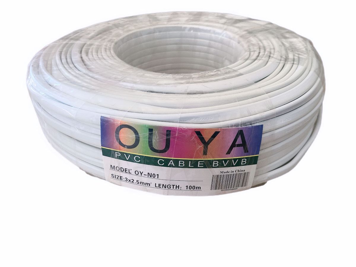 100M 3x2.5mm Triple-Core PVC Heavy Duty Cable