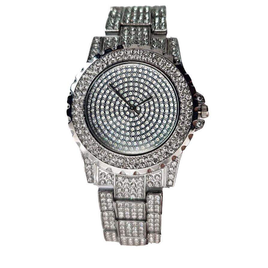 Iced Out Fashion Round Watch-0000Art-
