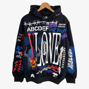 Vlone top hoodie graffiti