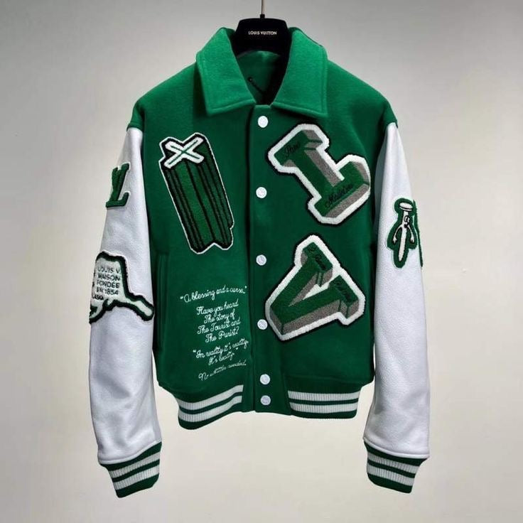 LOUIS VUITTON GREEN BOMBER JACKET – GARMENTSBLEND