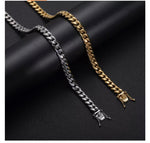 Load image into Gallery viewer, Stainless Steel Gold Cuban Link Necklace
