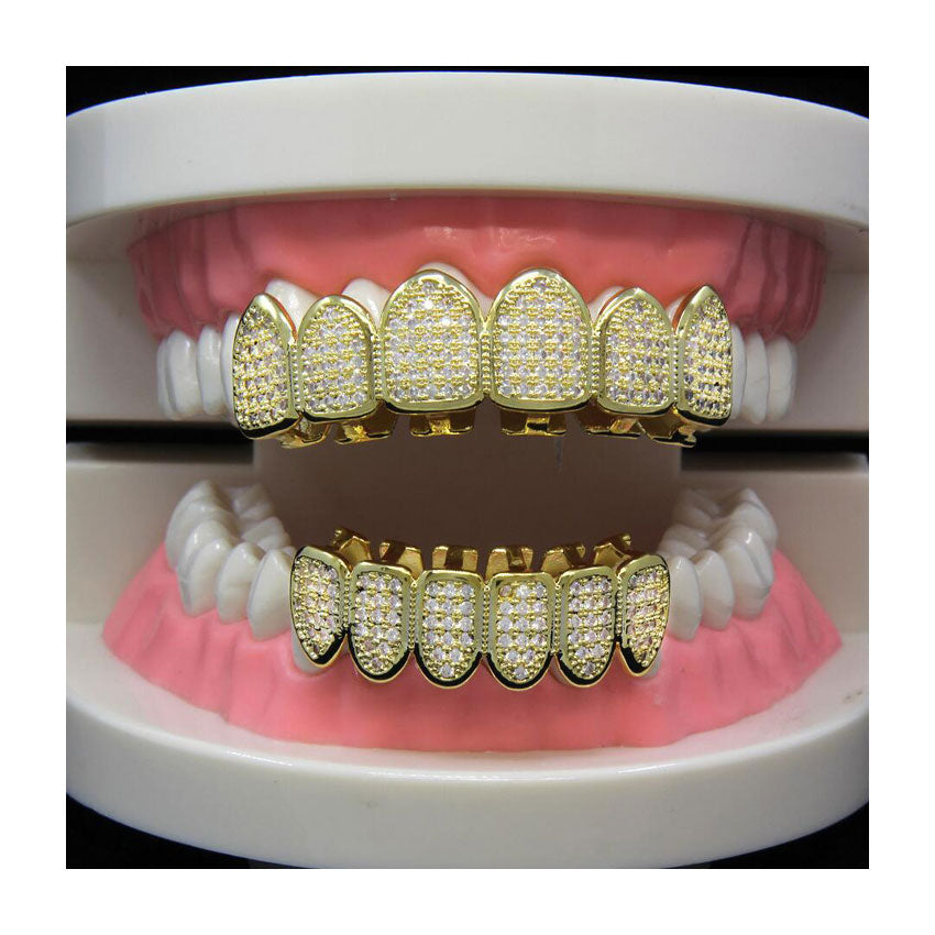 Iced Out Grill With AAA grade Cubic zirconia -Mr price, superbalist, shein, men's necklace, women's necklace johnny dang grillz-permanent gold teeth-fake grillz- price, superbalist, shein, men's necklace, women's necklace -teeth grillz- teeth griilz near me- teeth grillz price- teeth grillz shein - teeth griilz in south africa - teeth grillz diamond -custom grillz 