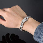 Load image into Gallery viewer, Ice Cuban Bracelet-0000Art-Mr price, superbalist, shein, men&#39;s necklace, women&#39;s necklace personalised jewellery-diamond jewellery-fashion accessory-jewelry stores-jewelry stores near me-pearl necklace- choker necklace-gold jewellery-jewellery set-body jewelry-men&#39;s jewelry-nose stud-opal engagement ring-polymer clay earrings-lovisa online-jewellery online-long earrings-the jeweller-stainless steel jewelry-Gucci Jwelry
