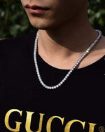 Load image into Gallery viewer, Tennis Chain-0000Art-Mr price, superbalist, shein, men&#39;s necklace, women&#39;s necklace personalised jewellery-diamond jewellery-fashion accessory-jewelry stores-jewelry stores near me-pearl necklace- choker necklace-gold jewellery-jewellery set-body jewelry-men&#39;s jewelry-nose stud-opal engagement ring-polymer clay earrings-lovisa online-jewellery online-long earrings-the jeweller-stainless steel jewelry-Gucci Jwelry
