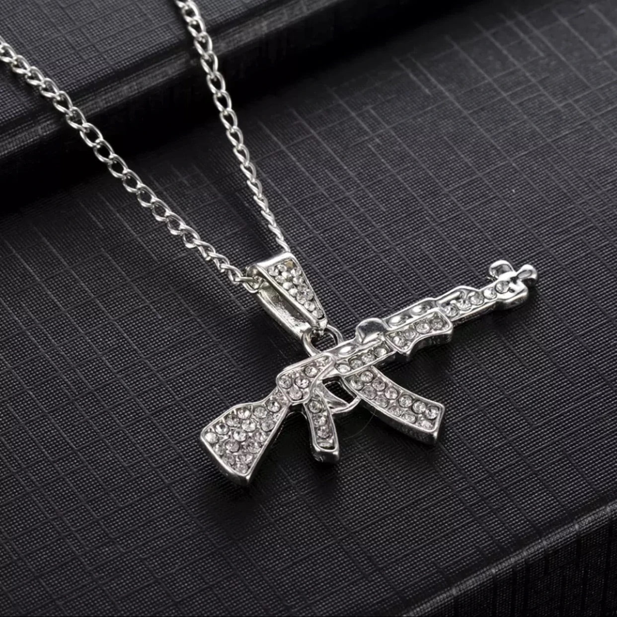 ICE AK47 NECKLACE - 0000Art