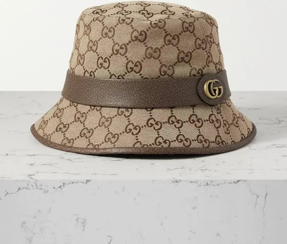 Brown gucci hat sales