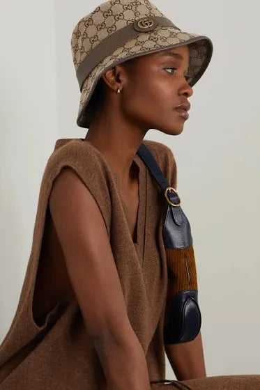 Gucci gg canvas fedora hotsell