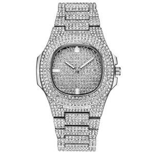 Iced Out Watch + Cuban Chain + Bracelet - 0000Art
