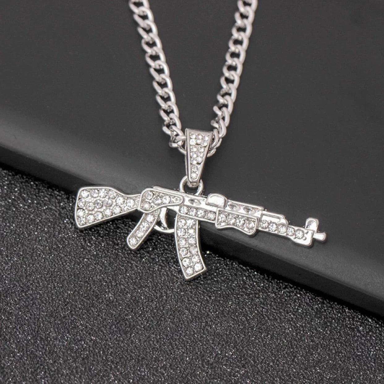 ICE AK47 NECKLACE - 0000Art