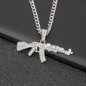 ICE AK47 NECKLACE - 0000Art