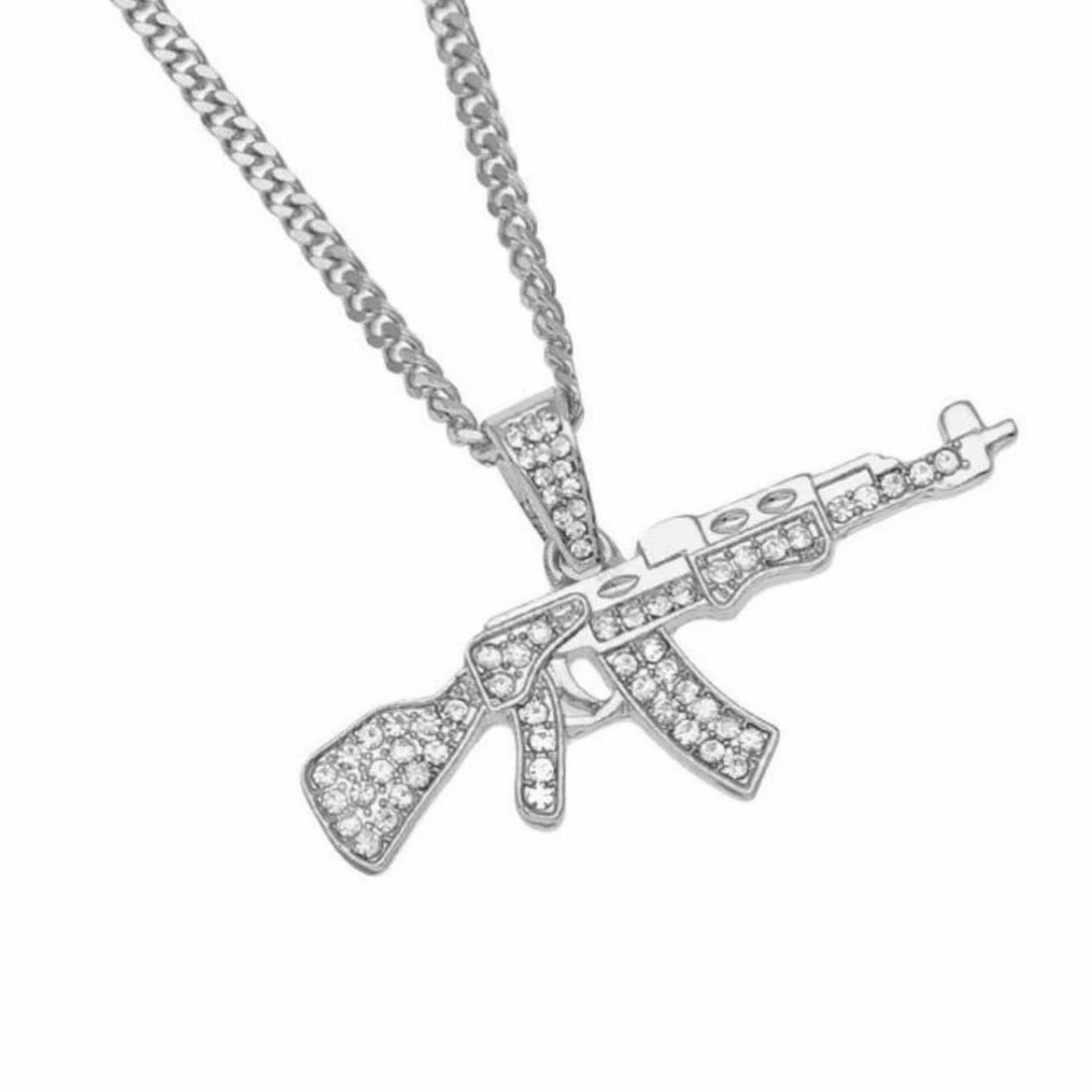 ICE AK47 NECKLACE - 0000Art