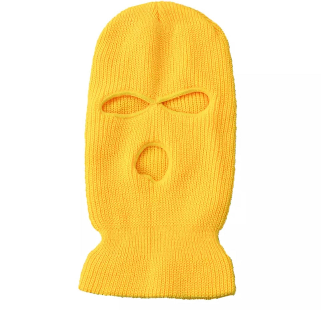 Yellow Ski Mask
